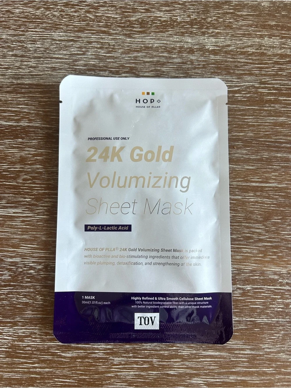 2 HOP / House of PLLA 24K Gold Volumizing Sheet Masks!